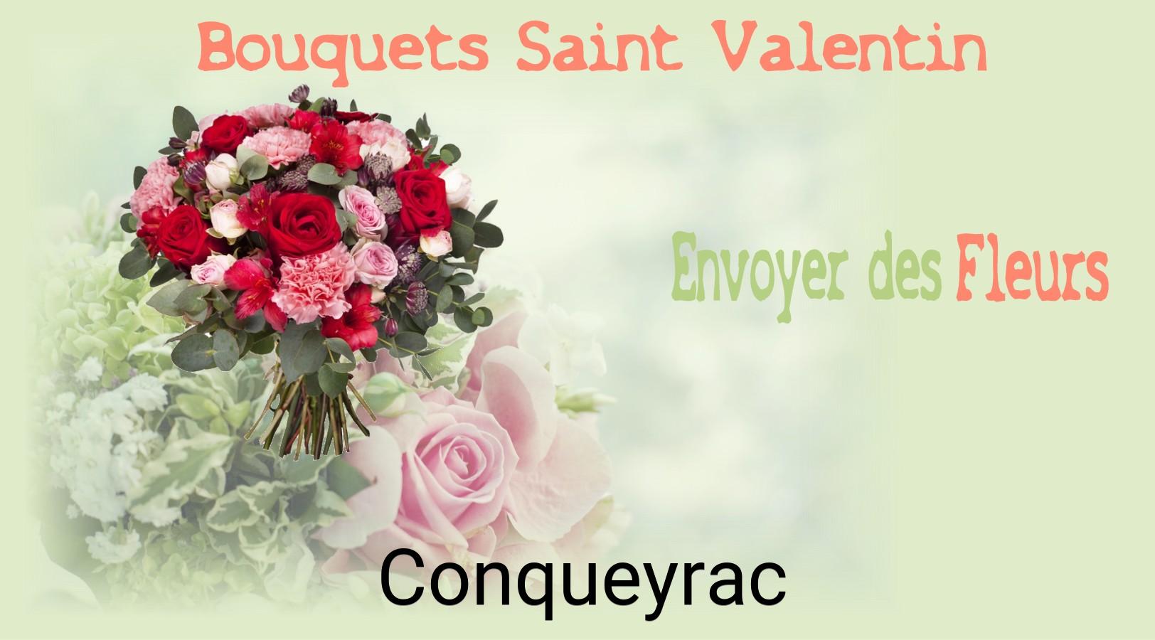 Roses de Saint-Valentin livrées à Conqueyrac